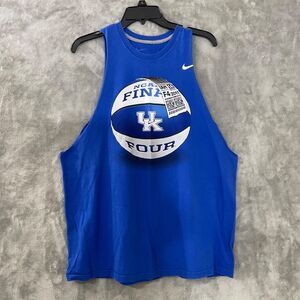 Nike Kentucky University T-Shirt Y2K Basketball 2011 Final Four men’s XL cut off